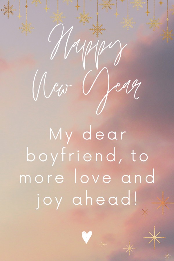 Happy New Year: For Boyfriend