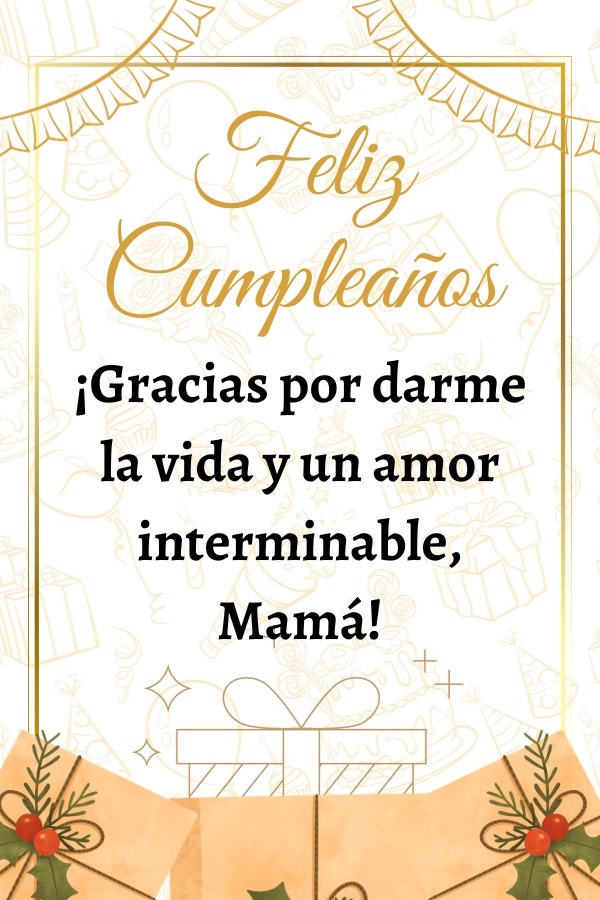 Feliz Cumpleaños: Para Mamá
