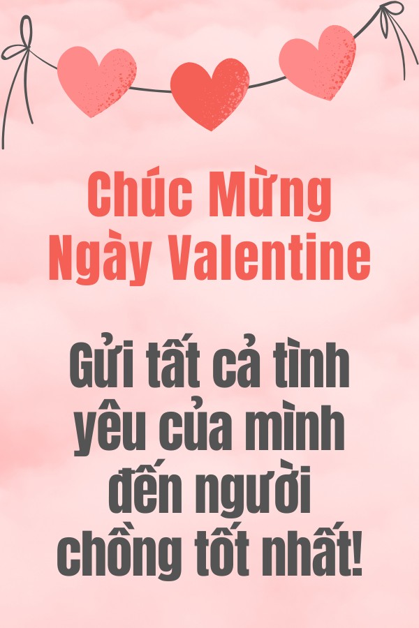 Ngày Valentine: Cho Chồng