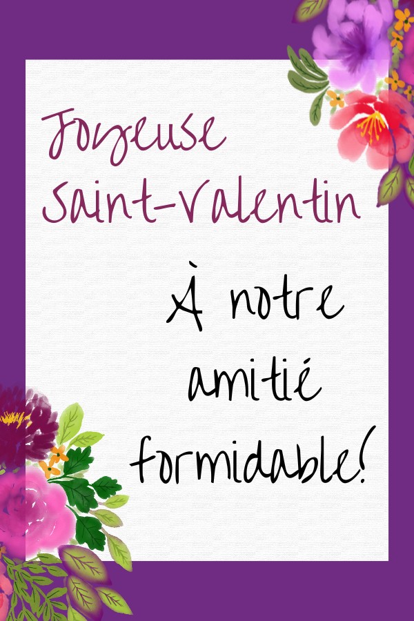 Saint-Valentin: Pour Ami
