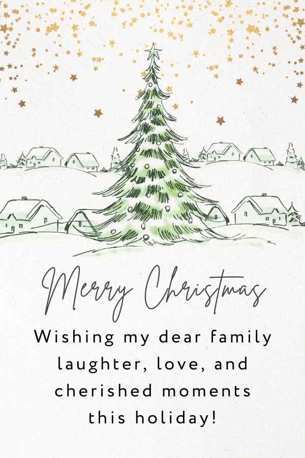 Merry Christmas: To Family