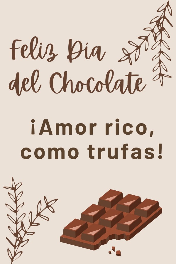 Día Internacional del Chocolate: Para Novio