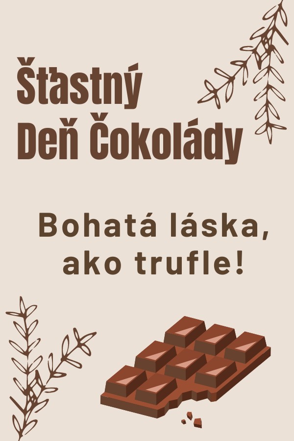 Svetový Deň Čokolády: Pre Priateľa