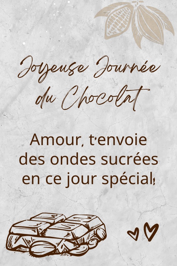 Journée Mondiale du Chocolat: Pour l'Amour
