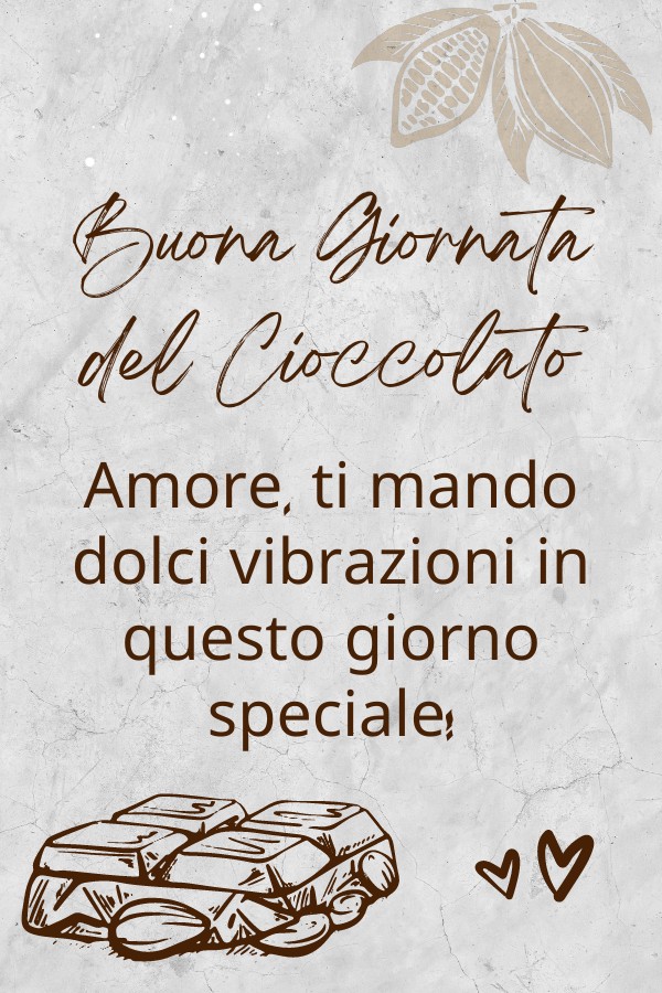 Giornata Mondiale del Cioccolato: Per l'Amore