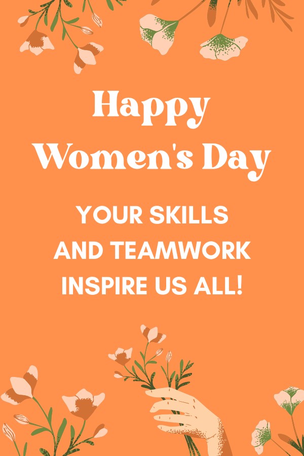 Women's Day: To Colleagues