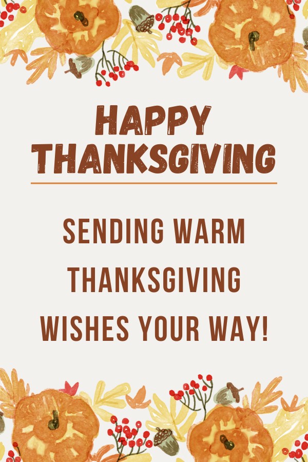 Thanksgiving: Happy