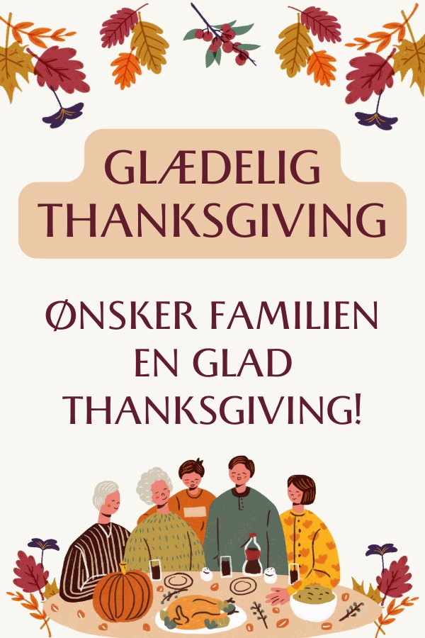 Thanksgiving: For Familie