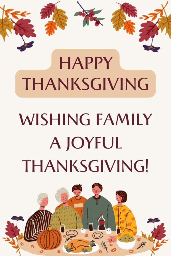 Thanksgiving: For Family