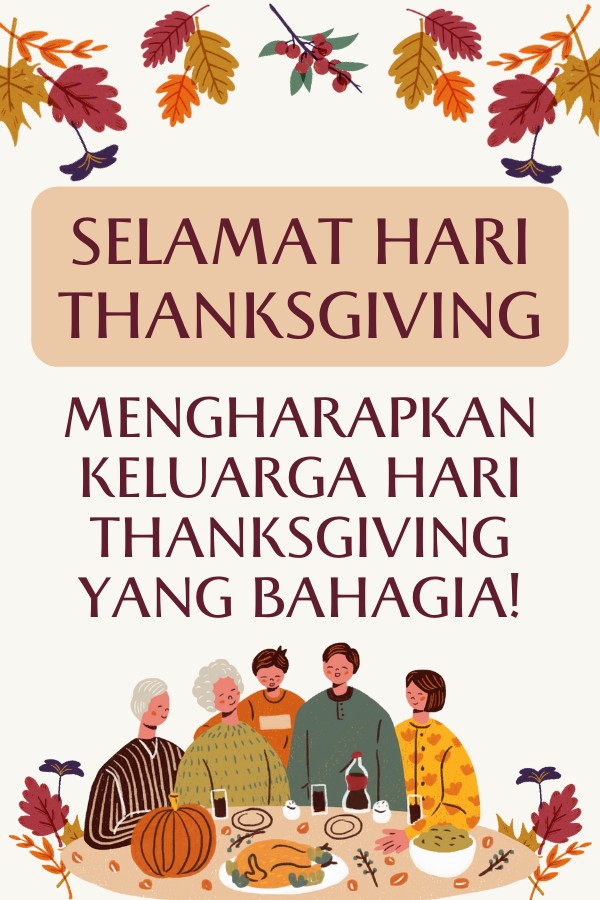 Hari Thanksgiving: Untuk Keluarga