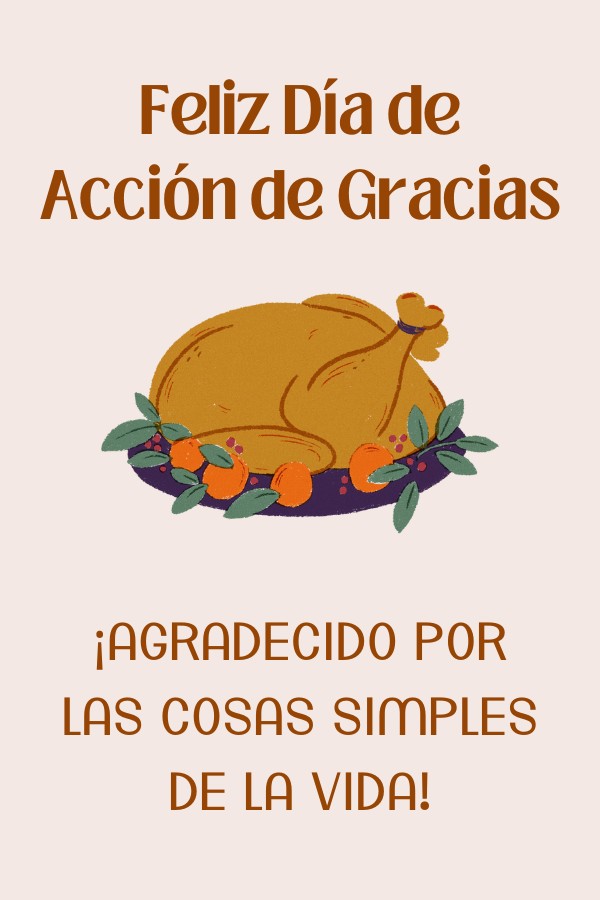Día de Acción de Gracias: Agradecido
